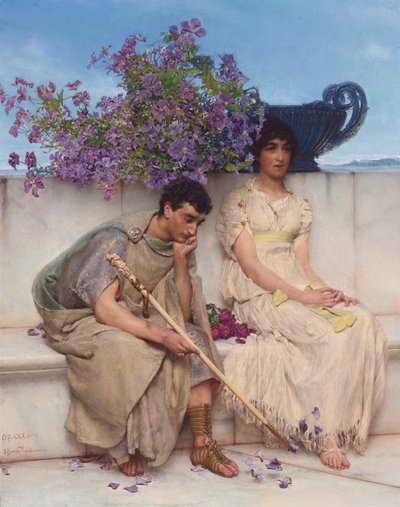 Un silenzio eloquente da Lawrence Alma Tadema